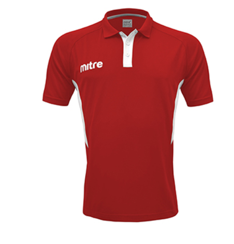 Polera cosmos Hombre mitre rojo blanco-0