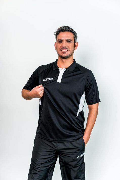 Polera cosmos Hombre mitre rojo blanco-1