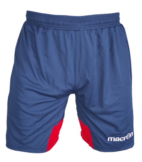 Short de Juego Macron Azul Marino-Rojo-0