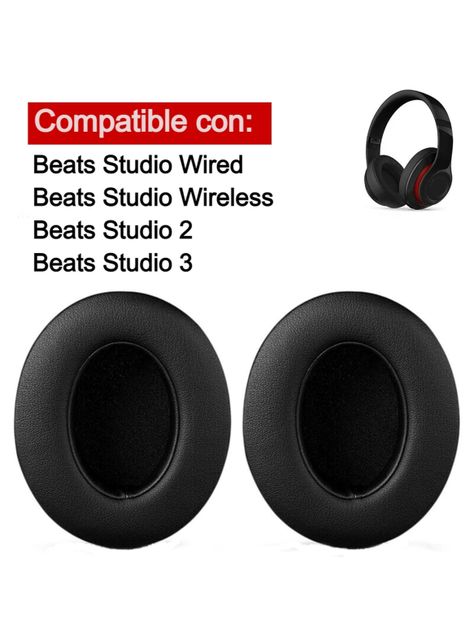 Almohadillas Para Audífonos Beats Studio 2 & 3 Wireless-1