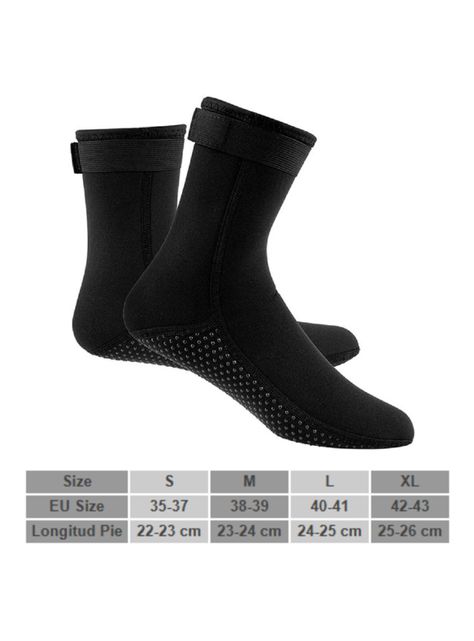 Calcetines Buceo Botas Agua Zapato Playa Botin Neopreno 3mm-1