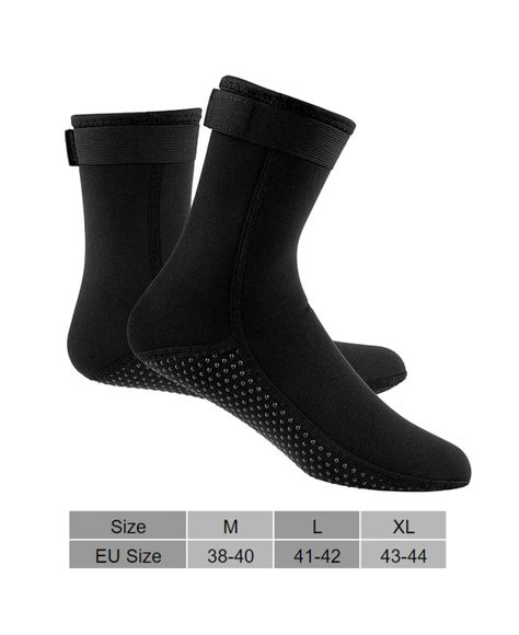 Calcetines Buceo Agua Zapatos Playa Botin Neopreno 5mm-1
