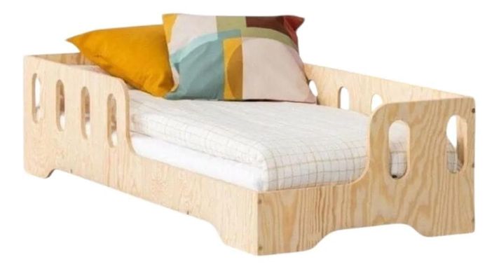 Cama Infantil Agustina Estilo Montessori Plaza media -0