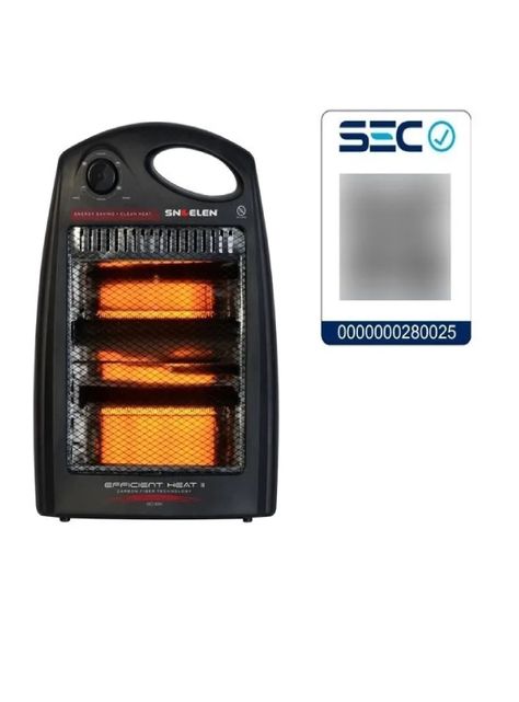 Estufa Calefactor Convector Infrarrojo Sindelen Eec-3000 Neg-3