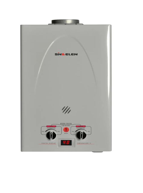 Calefon Sindelen 5 Lts Glp Tiro Natural Gas Licuado Plateado-0