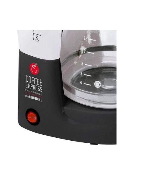 Cafetera Sindelen Cf-1000ng Semi Automática Negra De Filtro-2