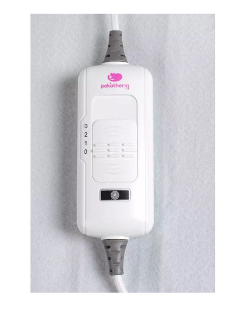 Calientacama Pekatherm 1 Plaza Color Blanco Up105-60w 220v-1