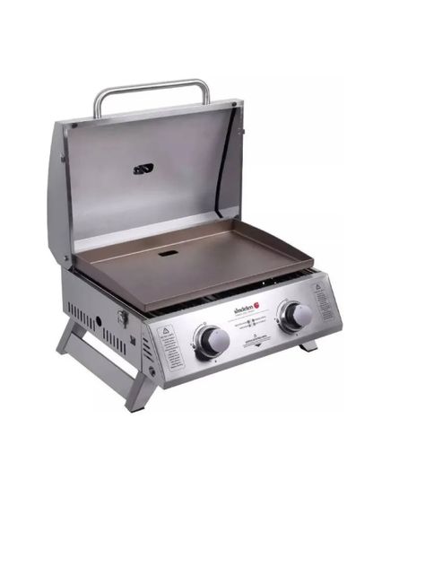 Parrilla A Gas 2 Quemadores Pgm-2qin Sindelen-acero Inox-0