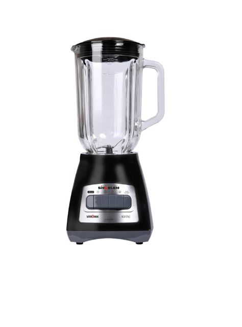 Licuadora Jarra Vidrio Sindelen L-1600ng 1,5lts Color Negro-1