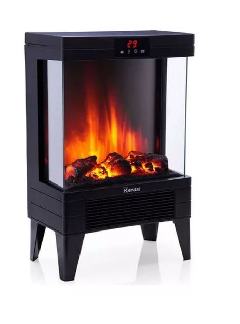 Chimenea Electrica Calefactor Kendal Kce-96s 1800w 20 Mts2-0