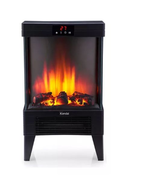 Chimenea Electrica Calefactor Kendal Kce-96s 1800w 20 Mts2-1