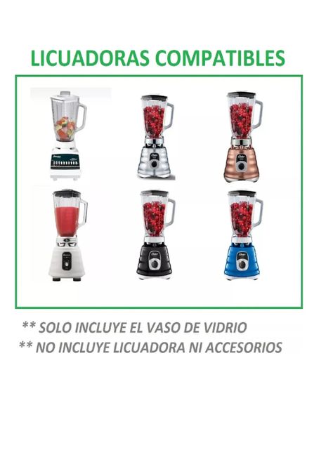 Vaso De Vidrio Oster Cuadrado 1.25 Litros Boroclass Original-2