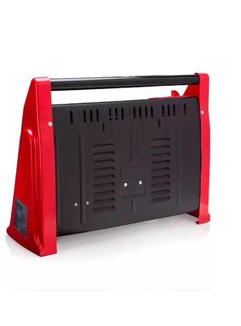 Estufa Calefactor Cuarzo Kendal Kc-160as Calor Limpio Rojo-4