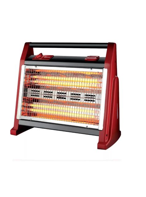 Estufa Calefactor Cuarzo Kendal Kc-160as Calor Limpio Rojo-5