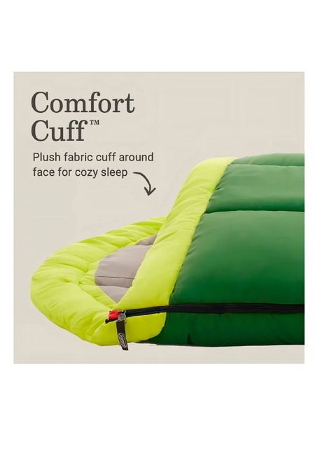Saco De Dormir Coleman Arch Bay 30f Green -1°c-3