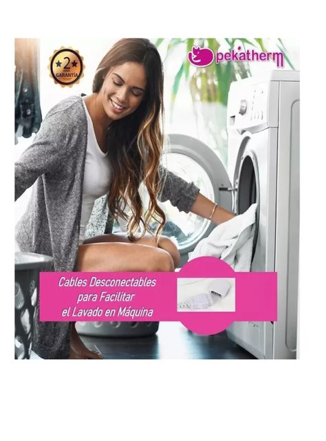 Calientacama 2 Plazas Pekatherm Doble Alta Gama Lavable-1