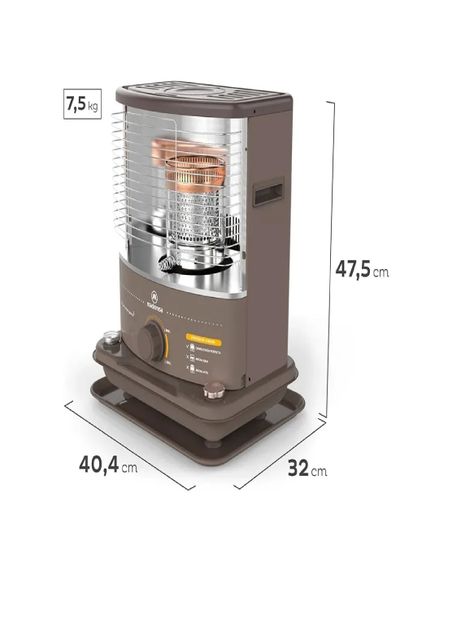 Estufa Mademsa Parafina Mecha 4 Lt Foguita Pro 16,5m2 Aprox-1