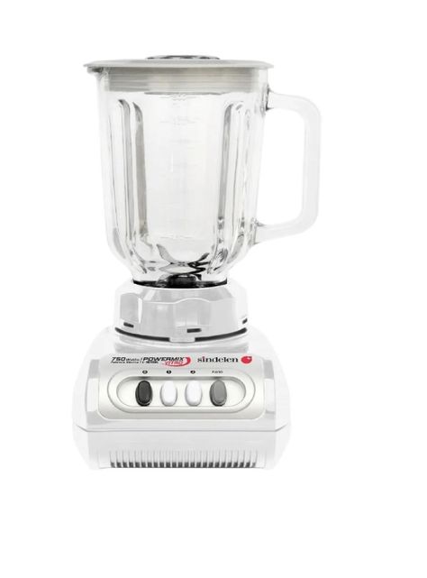 Licuadora Sindelen Jarro De Vidrio 1,5lts Color Blanco 750w-0