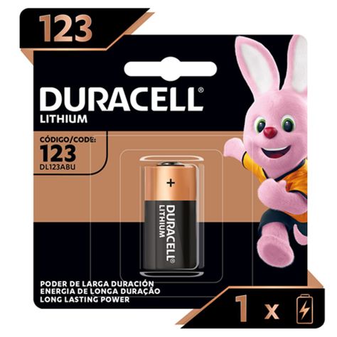 Pack 6 Pilas litio Duracell blister CR123 123-2