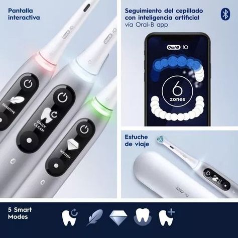 Cepillo de Dientes Eléctrico Oral-B iO 6 + 4 Repuestos-3