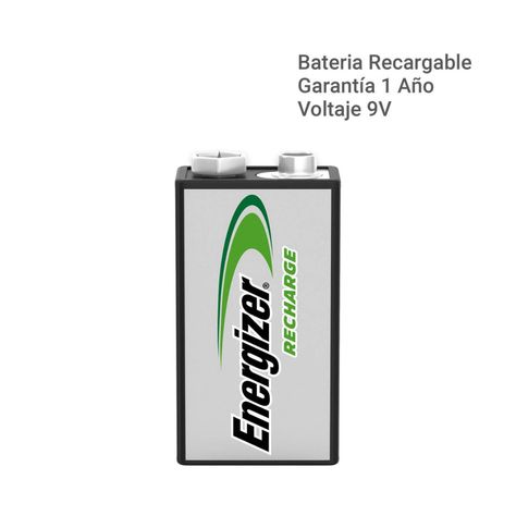 Batería Recargable Energizer 9v 1 Unidad 175mah-3