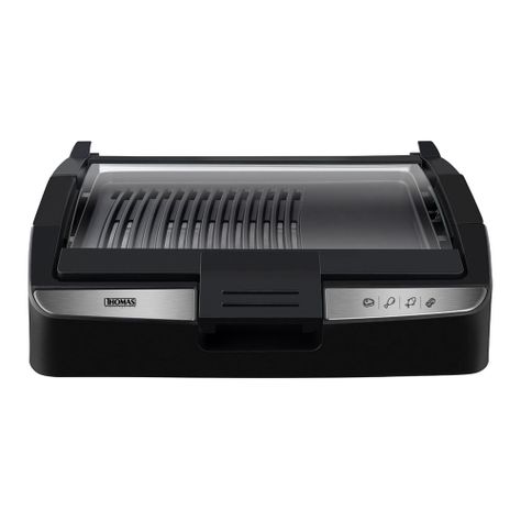 Parrilla Electrica Thomas 1800 W Con Tapa-1