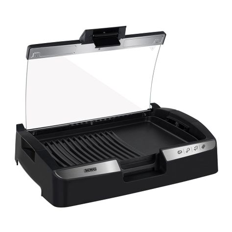 Parrilla Electrica Thomas 1800 W Con Tapa-2