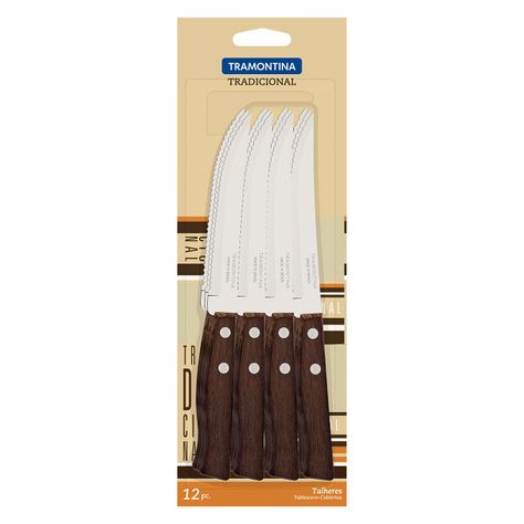 Pack 12 Cuchillos Tramontina Asado 5 Pulgadas / Superstore-0