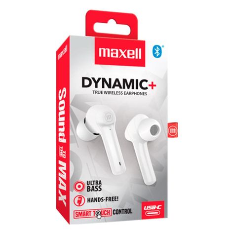 Audífonos Bluetooth Dynamic TW Maxwell Blanco-0
