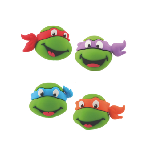 Huevos sorpresa Tortugas Ninjas x 12 unidades.-2