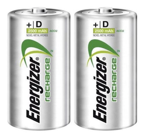 Pila Recargable Energizer Tamaño D 2 Unidades-2