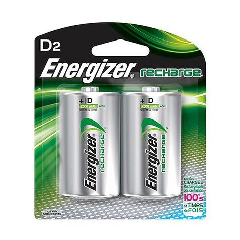 Pila Recargable Energizer Tamaño D 2 Unidades-0