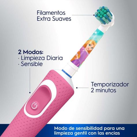 Cepillo De Dientes Eléctrico Oral-B Vitality Princess-3