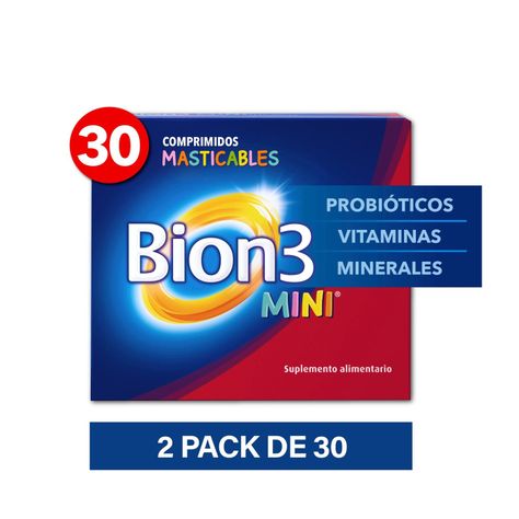 Pack 60 Bion 3 Mini Comprimidos Masticables-0
