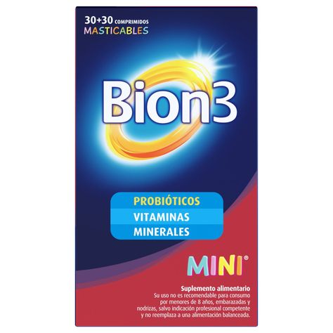 Pack 60 Bion 3 Mini Comprimidos Masticables-1