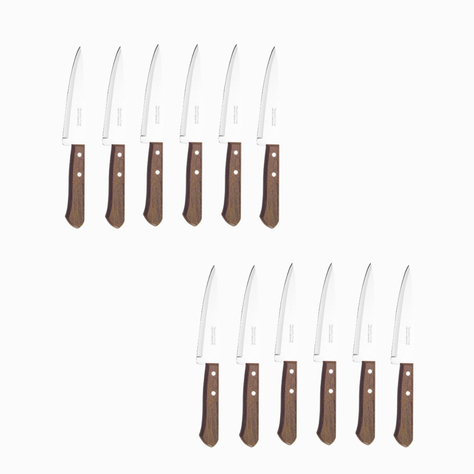 Pack 12 Cuchillos Tramontina Cocina 5 Pulgadas Universal-2