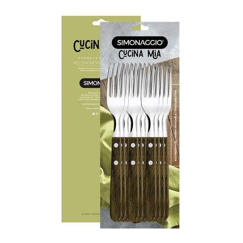 Set de tenedores Simonaggio Cucina mia 12 piezas-0