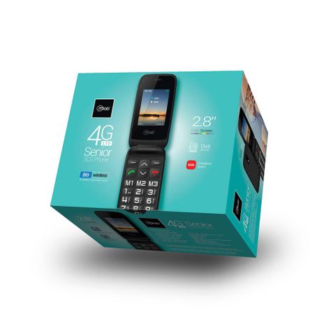 Celular Senior Mlab Shell Sos 4G Lte Negro-0