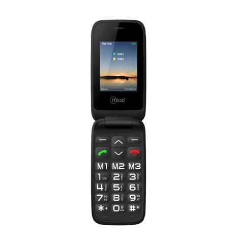 Celular Senior Mlab Shell Sos 4G Lte Negro-1