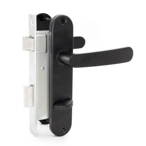 Cerradura Embutir Odis Simona 7040 Set Baño Negra-0