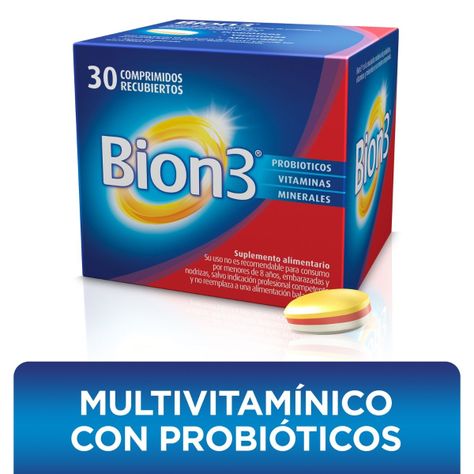 Pack 60+30 Bion 3 Vitaminas, Minerales Y Probióticos-2