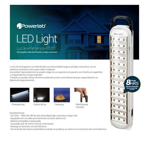 Lámpara De Emergencia Powerlab 42 Led-2