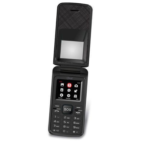 Mlab Celular Senior Shell 4G Sos 1,8" Negro-1