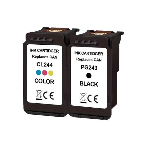 Pack Tintas Canon  Color 244 + Negro 243 Imp.Canon TR4522-1