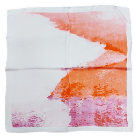 Pañuelo mediano sensación seda -  Sea Wave rosa-1