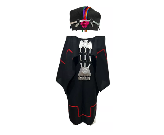 Disfraz Traje Tipico Mapuche Niña Talla 12-1