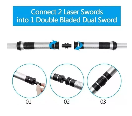 Juguetes Star Wars Espada Láser Retráctil Jedi Con Luz Rgb-2