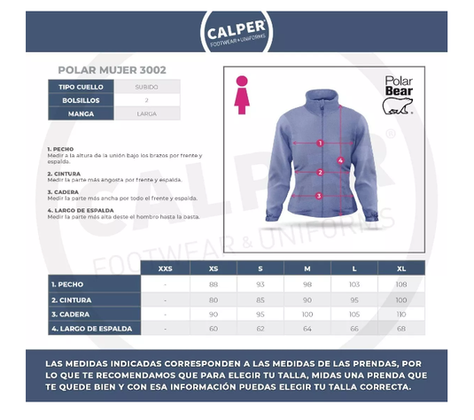Polar Mujer Polar Bear 3002 - Uniformes Clínicos Talla M-2