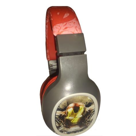 Audífonos para Niños  Marvel Avengers Teen Ironman Estéreo Con Micrófono-0