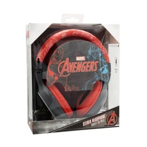 Audífonos para Niños  Marvel Avengers Teen Ironman Estéreo Con Micrófono-2